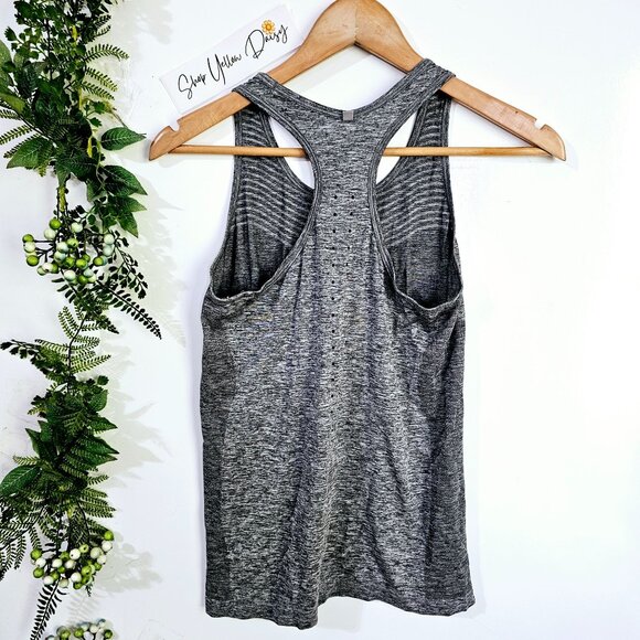 Nike Womens Heather Gray Dri-FIT Racerback Tank Top S ~TT76.3 - Picture 2 of 4